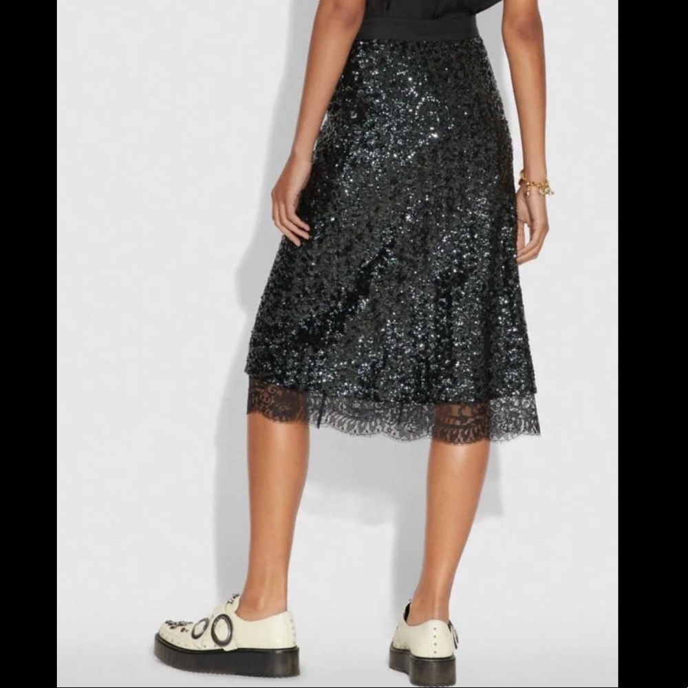 COACH‎ 1941 Sequin Midi Skirt - Picture 2 of 15